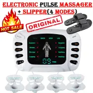 Electronic Pulse Massager Stroke Therapy Machine With Slippers